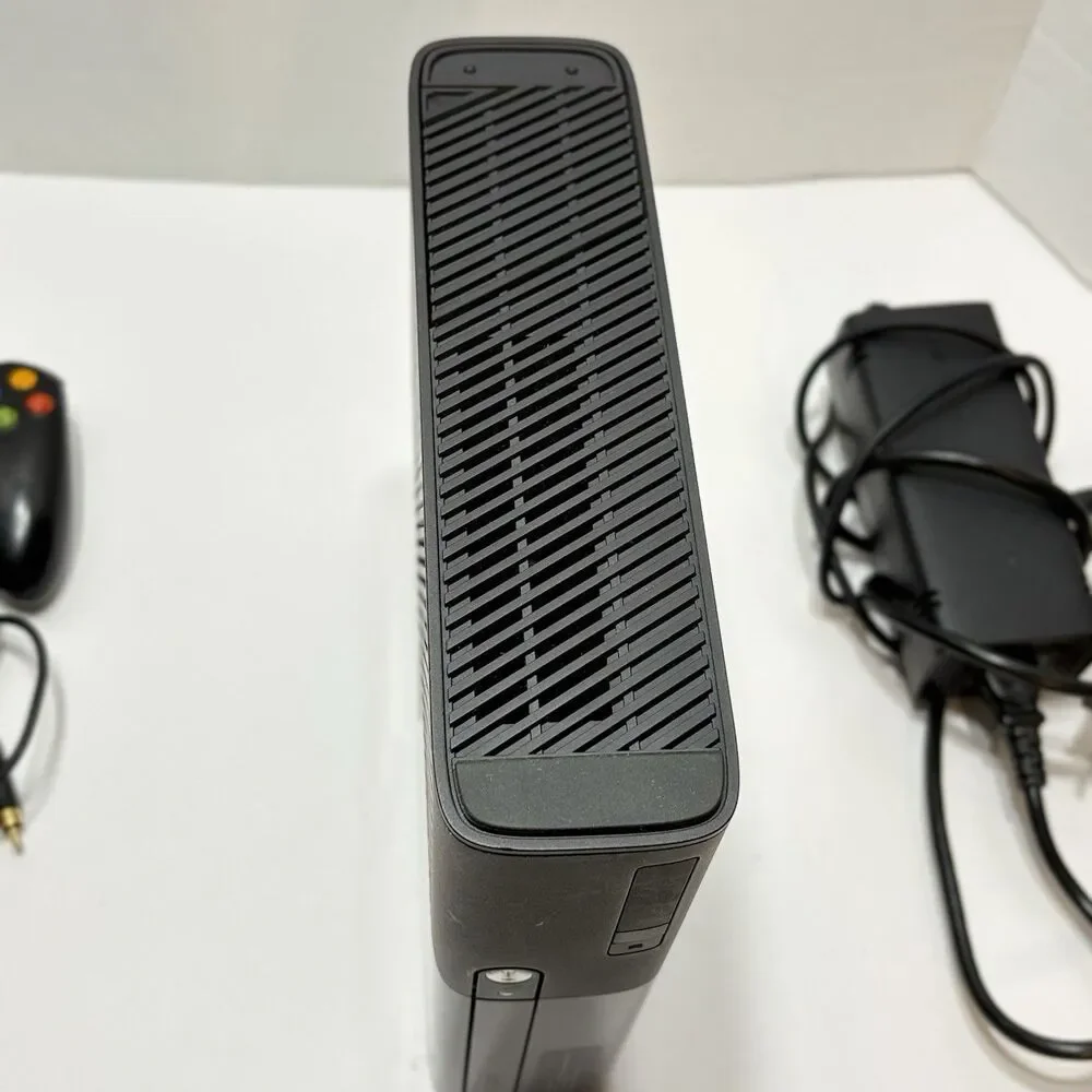 Xbox 360 E Console Model 1538 External Hard Drive And Wireless Controller